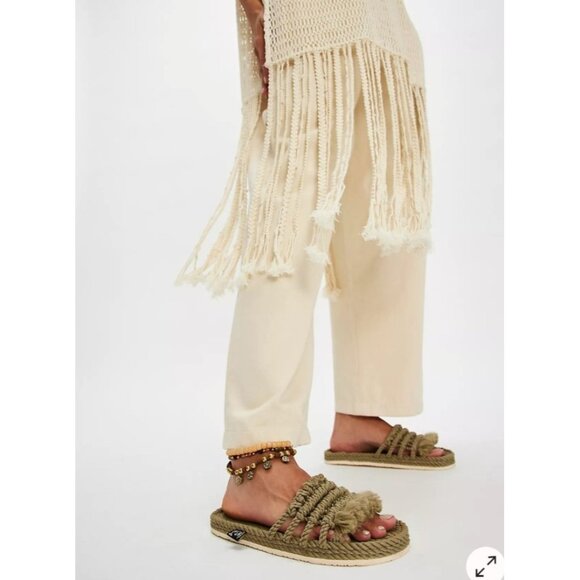 Free People Crescent Coast Slide Sandals Womens Size EU 41/US 10.5 - Picture 1 of 9